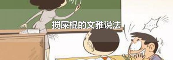 搅屎棍的文雅说法