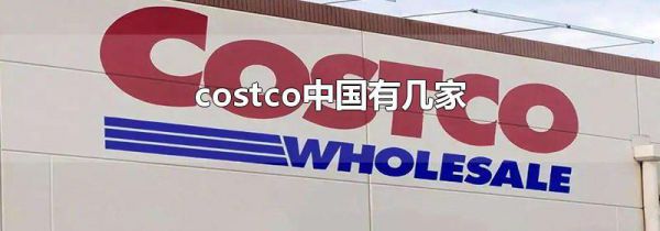costco中国有几家