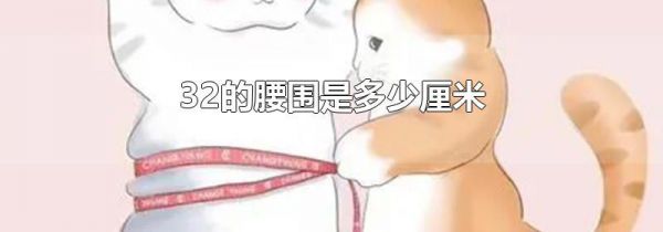 32的腰围是多少厘米