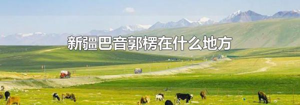 新疆巴音郭楞在什么地方