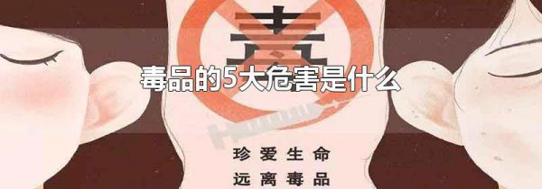 毒品的5大危害是什么