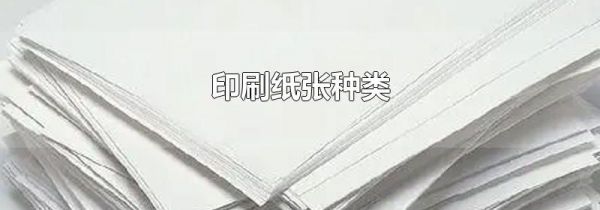 印刷纸张种类