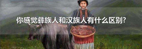 你感觉彝族人和汉族人有什么区别?