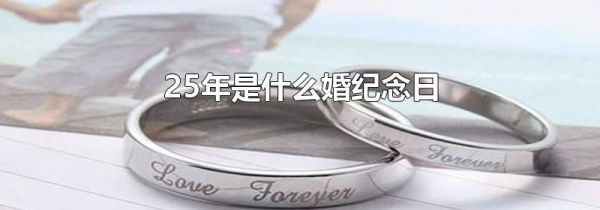 25年是什么婚纪念日
