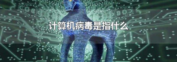 计算机病毒是指什么