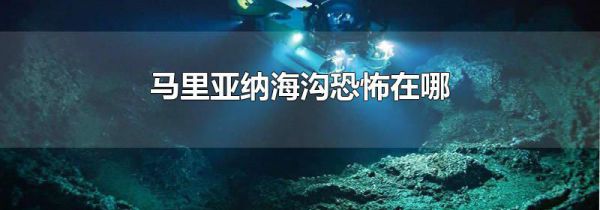 马里亚纳海沟恐怖在哪