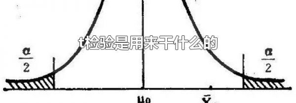 t检验是用来干什么的