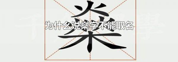 为什么说燊字不能取名