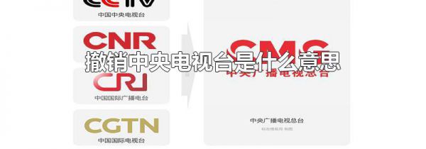 撤销中央电视台是什么意思