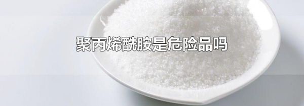 聚丙烯酰胺是危险品吗