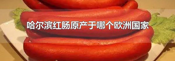 哈尔滨红肠原产于哪个欧洲国家