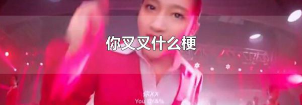 你叉叉什么梗