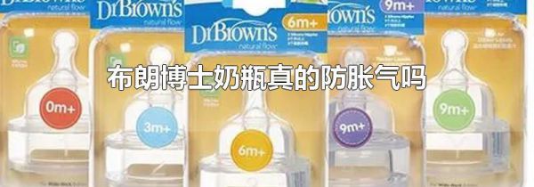 布朗博士奶瓶真的防胀气吗