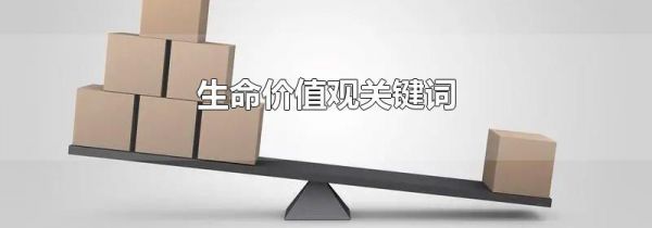 生命价值观关键词