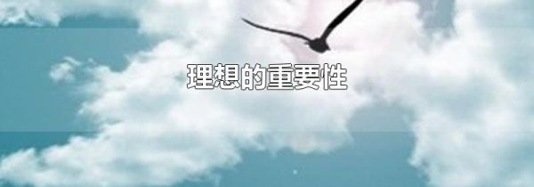 理想的重要性