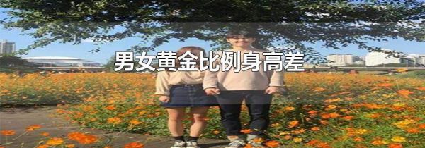 男女黄金比例身高差