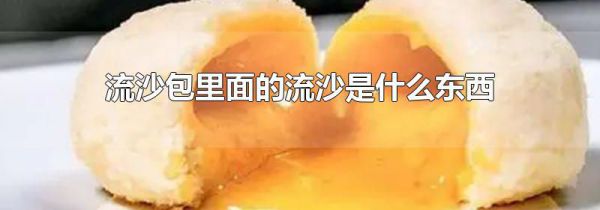 流沙包里面的流沙是什么东西