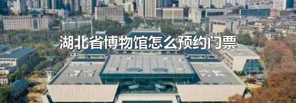 湖北省博物馆怎么预约门票