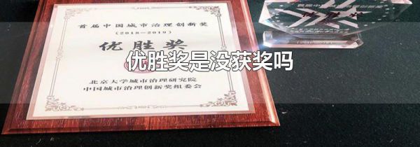 优胜奖是没获奖吗