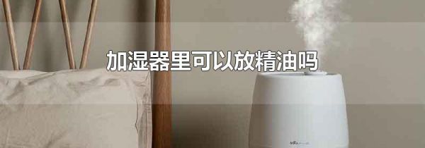 加湿器里可以放精油吗