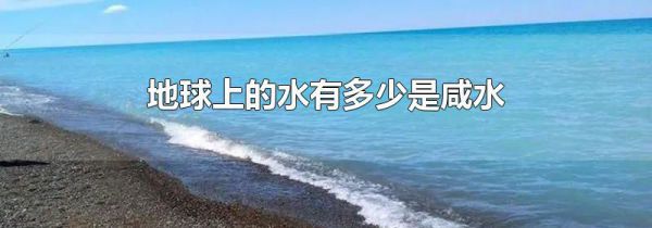 地球上的水有多少是咸水