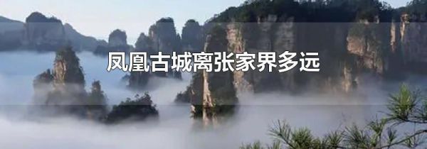 凤凰古城离张家界多远