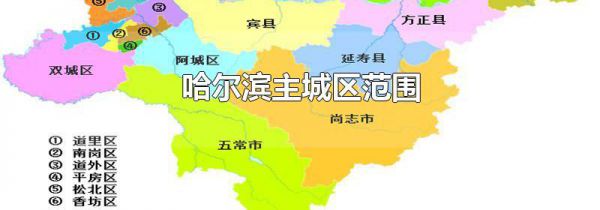 哈尔滨主城区范围