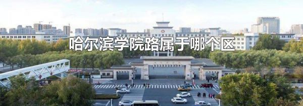 哈尔滨学院路属于哪个区