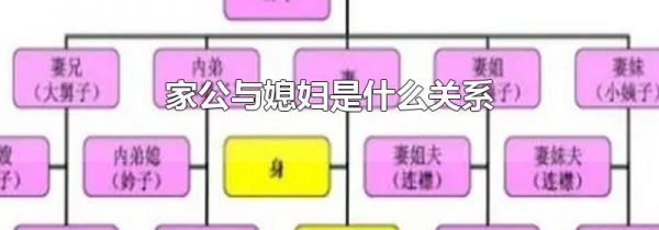 家公与媳妇是什么关系