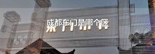 成都东门是哪个区