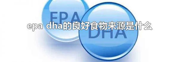 epa dha的良好食物来源是什么