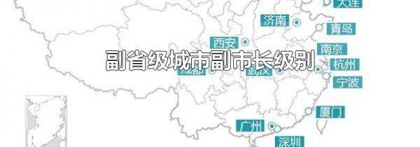 副省级城市副市长级别