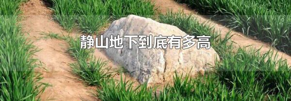 静山地下到底有多高