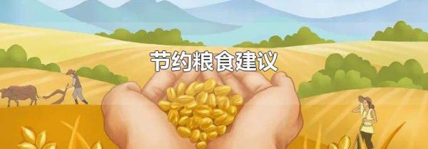节约粮食建议