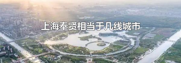 上海奉贤相当于几线城市