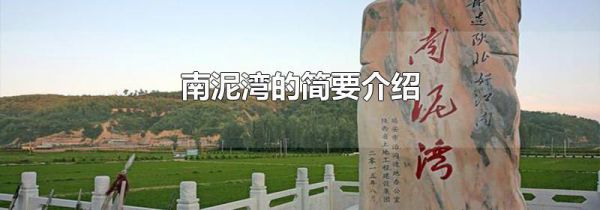 南泥湾的简要介绍