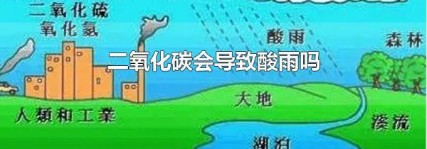 二氧化碳会导致酸雨吗