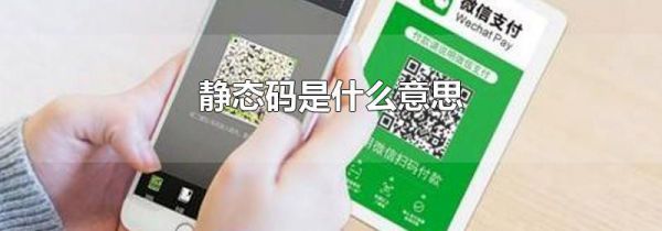 静态码是什么意思