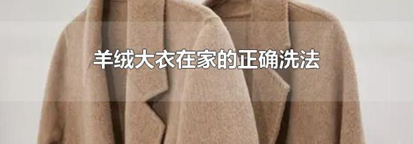 羊绒大衣在家的正确洗法