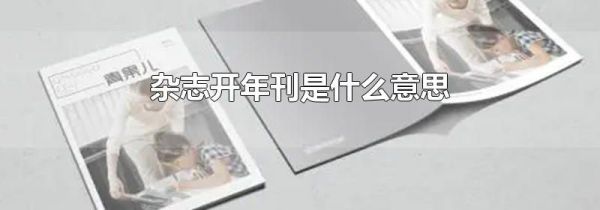 杂志开年刊是什么意思