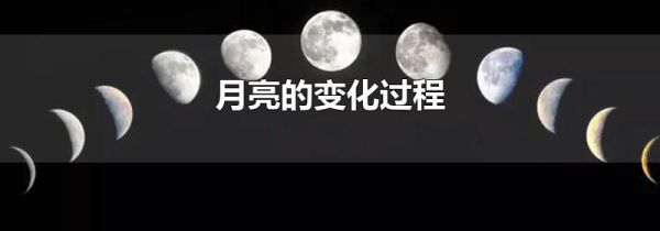 月亮的变化过程