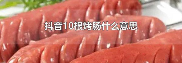 抖音10根烤肠什么意思