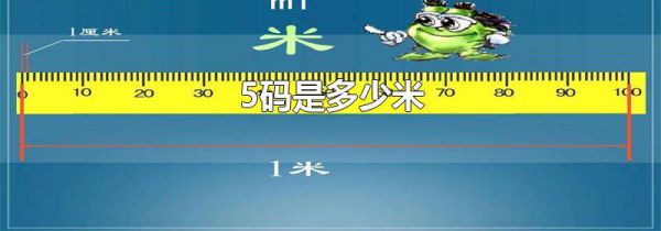 5码是多少米