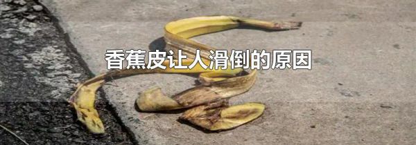 香蕉皮让人滑倒的原因