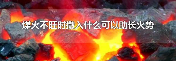 煤火不旺时撒入什么可以助长火势