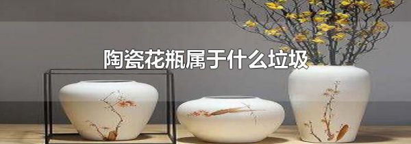 陶瓷花瓶属于什么垃圾