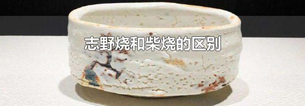 志野烧和柴烧的区别