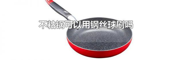 不粘锅可以用钢丝球刷吗