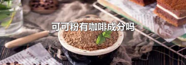 可可粉有咖啡成分吗
