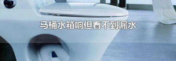 马桶水箱响但看不到漏水